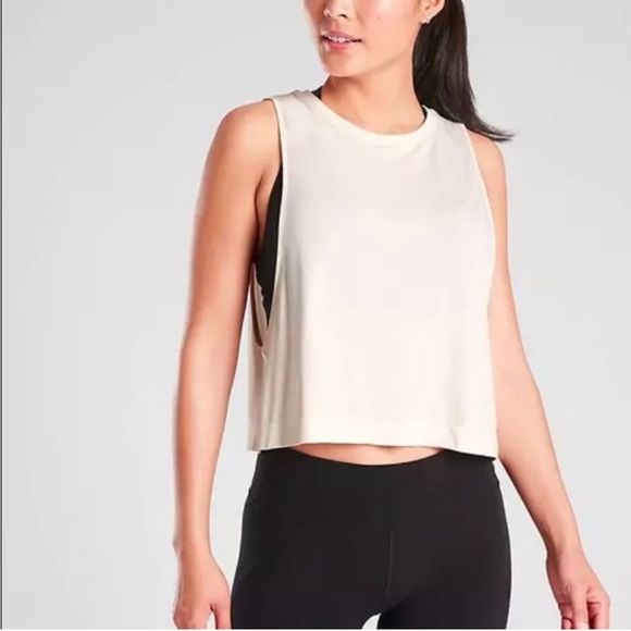 Athleta Tops - Athleta Mineral Wash Crop Tank